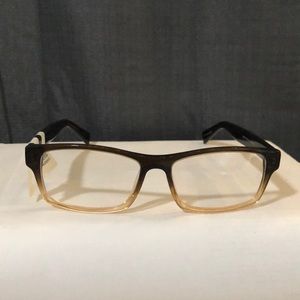 SJ/BP 03 10 brown clear eyeglasses frames
